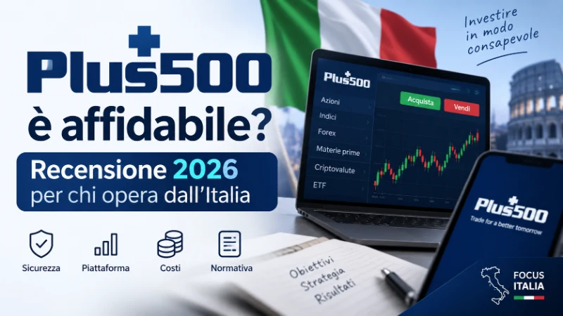 plus500 affidabile recensione 2026 italia